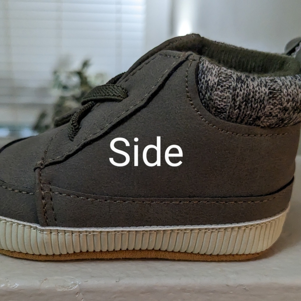 3-6 months rising star grey shoes